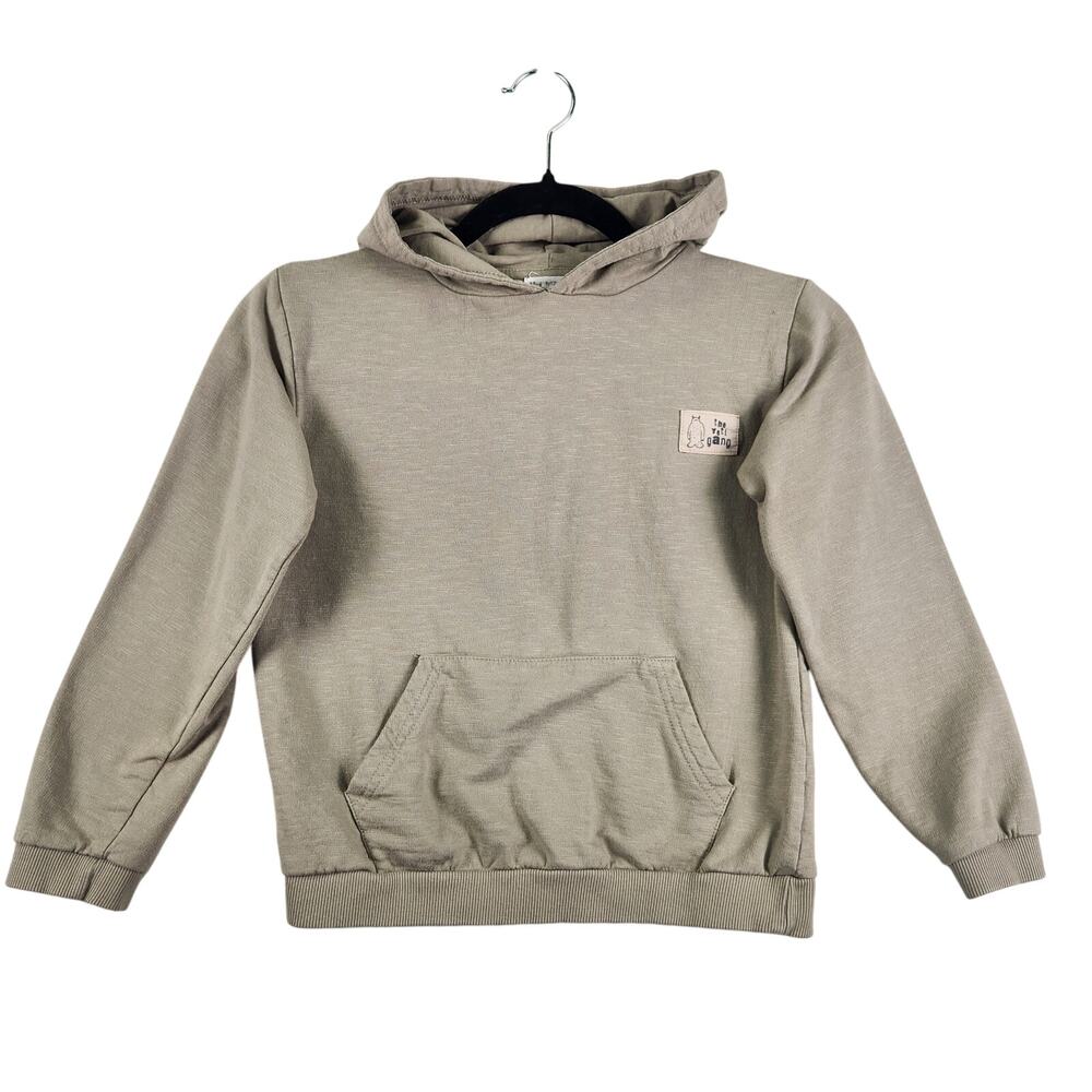 Minibol The Yeti Gang Hoodie Boys 8Y/128cm Beige Pullover Sweatshirt GUC